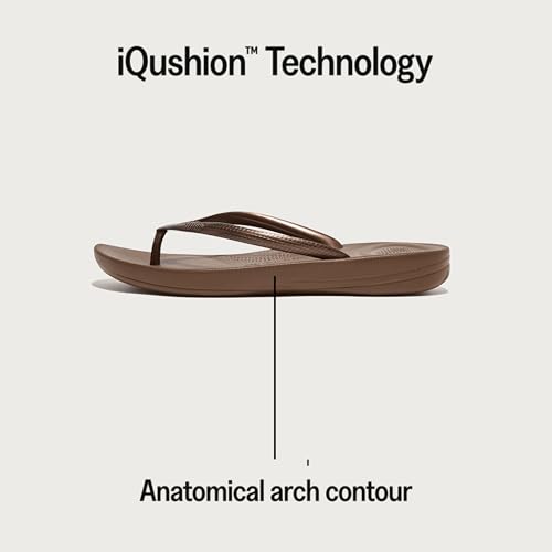Image of FitFlop Iqushion Flowerz Ergonomic Flip-Flops