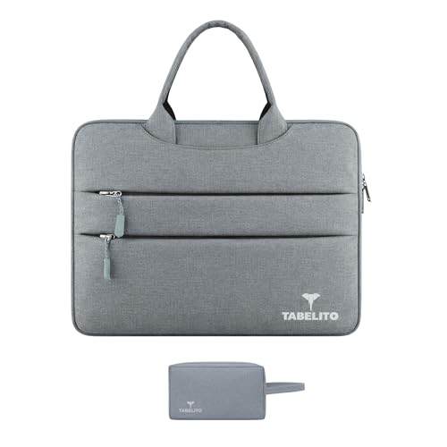 Image of Tabelito Basic 14 Inch Laptop Bag Sleeve Cover with Box for 14-inch laptops HP /Dell /Accer /Apple /Asus /Lenovo /Ultrabook /Razer Etc.Grey 14 INCH