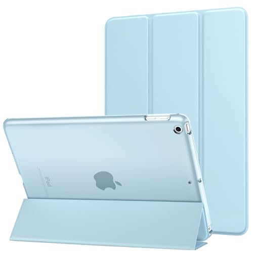 Ultra-Slim Smart Case for iPad 9.7 inch case for iPad 6th/5th Generations (2018/2017), iPad 6 6th Gen, iPad 5 5th gen, iPad Air 1 / iPad Air 2. : Protective Stand Cover, Auto Sleep/Wake (Sky Blue)