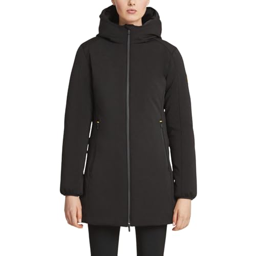 tinta unita CIESSE PIUMINI Giacca da Donna Lunga in Softshell Ysabel 3.0 Nera Taglia 40 Codice 253CPWC05016-P2643E-206XXW