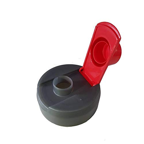 Btwin Mobility Plastic Cycling Water Bottle, Black and Red 2