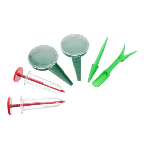 YARNOW 6 Piezas Sembradora De Jardín Herramientas De Jardinería De Mano Esparcidor De Sembradora Manual Plantadores De Semillas Herramienta Sembradora Herramientas Hortícolas El Plastico