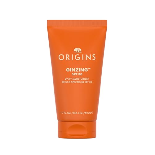 Origins GinZing Glow-Boosting Gel Moisturizer | For a Bronze or Pearl Glow | With Hyaluronic Acid & Caffeine from Coffee Beans