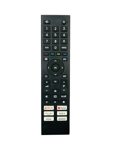 Image of Upix LCD /LED Remote No. 678 with YouTube & Netflix Function (No Voice Command) Compatible with Toshiba LCD /LED Smart TV Remote Control - Old Remote Functions Must be Exactly