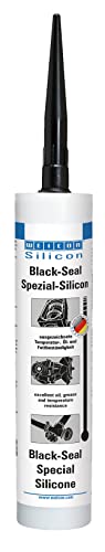 WEICON Black-Seal 310 ml | Silikonkleber | vielseitige Dichtmasse | schwarz