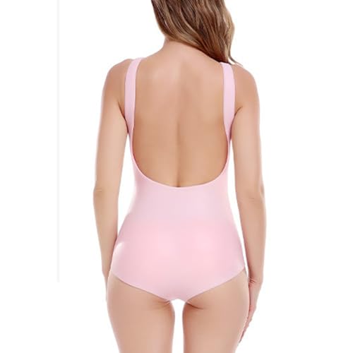 Maillot de bain une pièce silicone col en V extensible avec technologie lève-fesses
