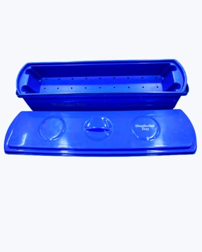 Flowmex Cidex Tray with Plastic Polypropylene disinfection tray with lid (10) ltr