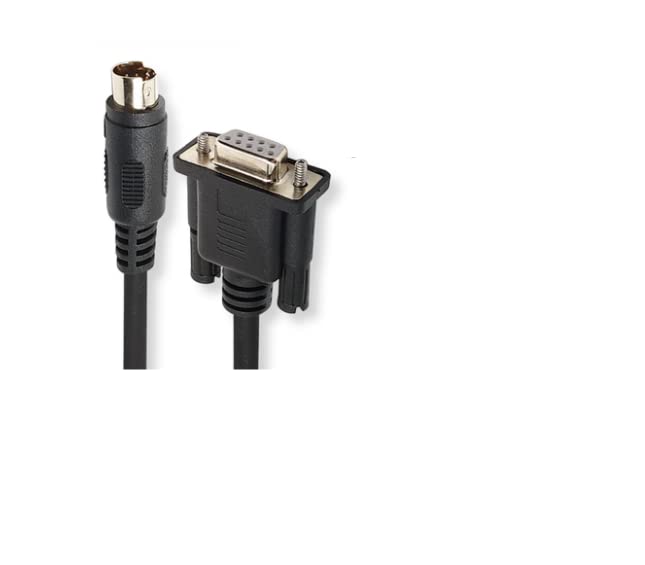 TK6070-FX Touch Screen 6071FX9 Hole to 8 Pin PLC Data Cable Communication Download Cable (3M)