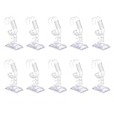 VILLFUL Porta Orologi da Polso Regolabile in Plastica Set da 10 Pezzi Supporto a C Espositore per Braccialetti e Anelli Base Leggera per Organizzazione e Protezione Accessori Casa