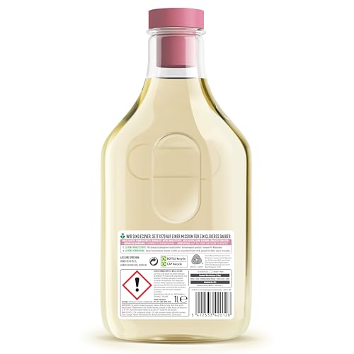 Ecover Flüssigwaschmittel für empfindliche Textilien, Ecover Waschmittel, schont Wolle und Feines, 22 Waschgänge, 1 x 1L