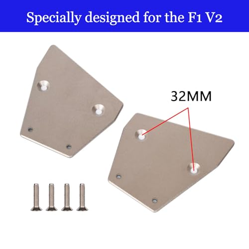 Image of Titanium Sparking Skid Plate Chassis Guard Protect for Arrma 6S 1 /7 Limitless F1 V2 | 2mm Thick Chassis Armor Undershield Protector,Skid Plate Chassis Upgrade Part Bottom Cover-Titanium