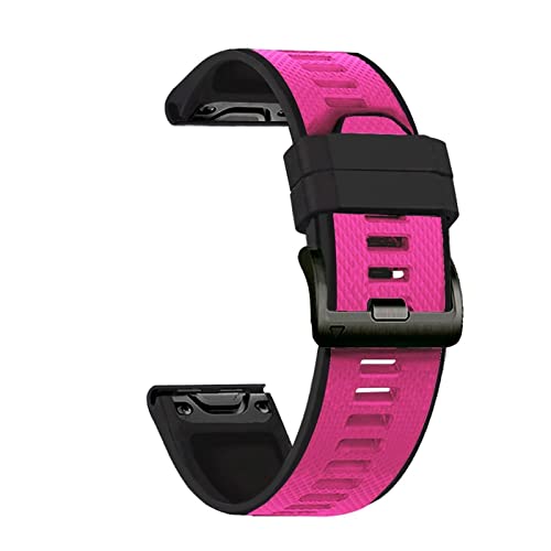 Bracelet de sport en silicone 22mm pour montre Garmin Fenix 6 et 6 Pro