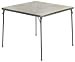 XL Series Square Folding Card Table (38") - Easy-to-Use Collapsible Legs for Portability and Storage - Vinyl Upholstery for Convenient Cleaning - Steel Construction, Wheelchair Accessible (Grey)