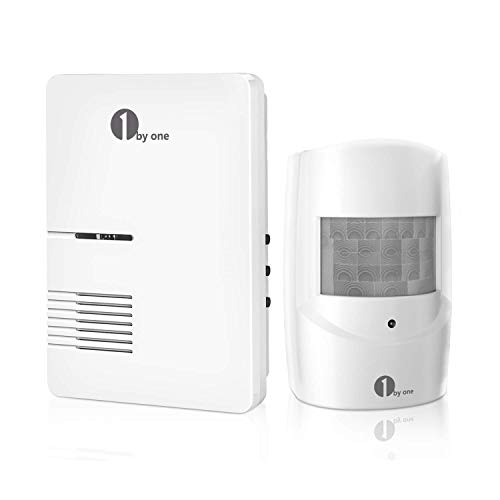 1byone Driveway Alarm with Motion Detector & Receiver