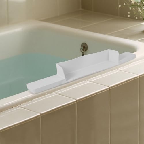 Silicone Sink Edge Protector, Bathtub Splash Guard, Silicone Tub Water Stopper with 7 Suction Cup, Bathtub Side Tray Play Shelf, Draining Mat Countertop Protectors, Splash Protector for Bathroom