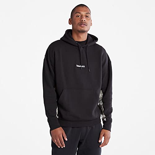 Sweat d'hiver Timberland homme capuche pull chaud empiècement coude - 6