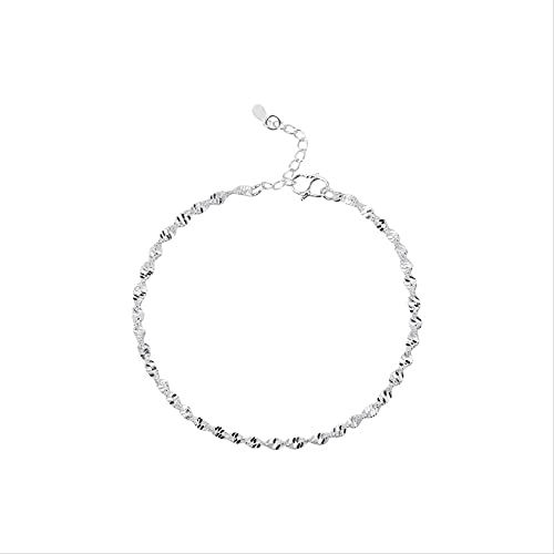 Pulseras de cadena retorcida elegantes que no se enganchan en tus trajes