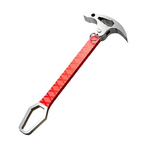 Genérico De Uña Multiusos | Herramienta Manual Antideslizante Para Montaje De Gabinetes, Carpintería, Mecánica Automotriz, Demolición, Techado Y Camping | Extractor De Clavos, Llave De Para M