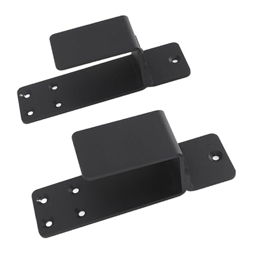 Supports de barricade de porte en U noirs pour planches 2x4