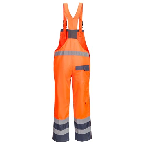 Portwest Cotte Contrast non-doublée, Couleur: Orange/Marine, Taille: S, S488ONRS