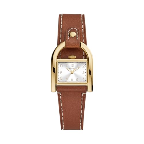 Fossil Reloj analógico para Mujer con Esfera Plateada