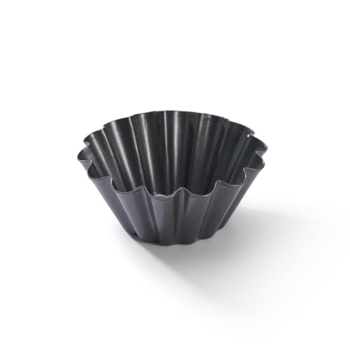 de Buyer - Brioche Form aus Antihaftbeschichtetem Stahl - 10 x 4,5 cm - 4702.10, Schwarz