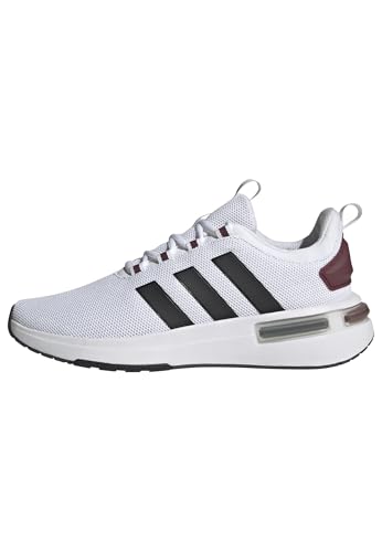adidas Racer TR23 Shoes, Zapatos Hombre, FTWR White/Core Black/Shadow Red, 45 1/3 EU