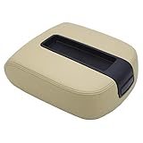 Ezzy Auto Beige Center Console Lid Armrest Cover for Chevy Avalanche Silverado Tahoe GMC Yukon XL Sierra 2007 2008 2009 2010 2011 2012 2013 2014