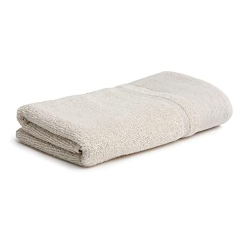 Möve Wellbeing Perlstruktur mit Biesen Handtuch 50 x 100 cm, Handtuch - Made in Germany, 85% Bio-Baumwolle 15% Leinen Cover