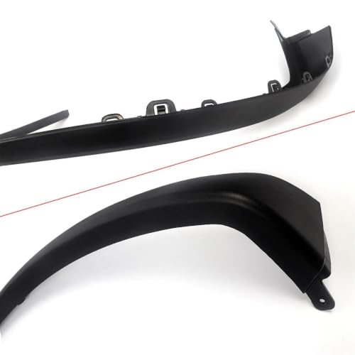 Moldura de guardabarros trasero para Tesla Model X, embellecedor de ceja de rueda izquierda 5