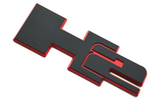 Image of 2pcs New H2 Rear Liftgate Door Nameplate 3D Badge Emblems Replacement for 2003-2009 Hummer H2 Origianl Size (Redline)