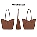 Montana West Tote Bag for Women Hobo Shoulder Purses and Handbags Gift Brown MWC-561BR