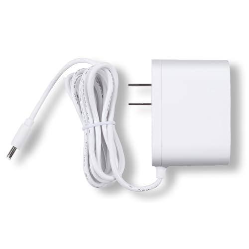 White Power Adapter Replacement for Alexa Show 5, Alexa Dot 3rd Gen, 4th Gen - 15W Power Cord Charger