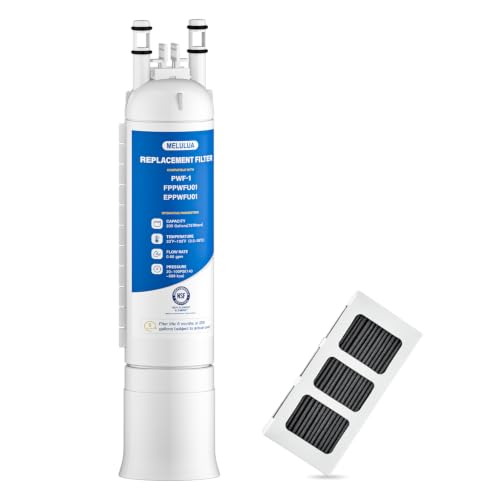Image of FPPWFU01 Water Filter Replacement Compatible with Frigidaire FPPWFU01 Water Filter, EPPWFU01, PurePour PWF-1, EPPWF01 PureAdvantage PWF-1 (2, 1P+1P)