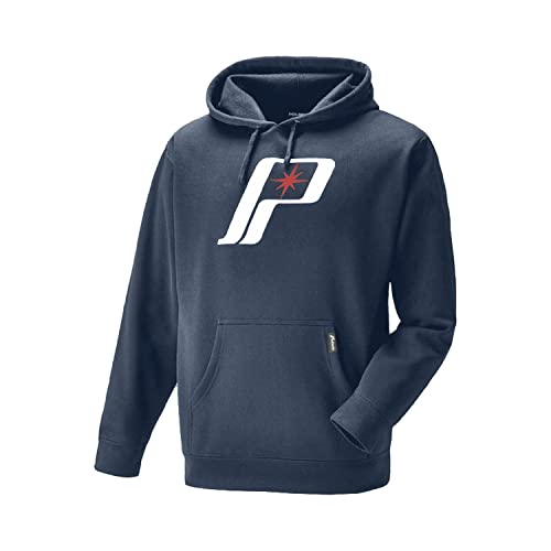 Polaris Mens Navy Retro Logo Hoodie Warm Winter Water Resistant High Tech Fabric - XXX-Large