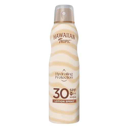 Hawaiian Tropic Bruma Hydrating Protection SPF 30 - Loción Solar Protectora en Spray de Vaporización, Resistente al Agua hasta 12 Horas, Bruma Solar de 177 ml