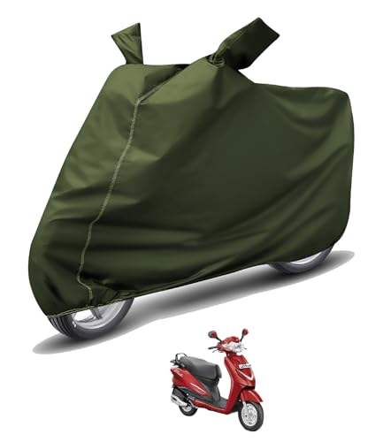 Image of Auto Hub Waterproof Scooty Cover Compatible with Hero Duet Dustproof, UV Protection Two Wheeler Scooty Duet Cover - Green