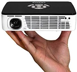 AAXA Technologies P300 Pico Projector with Rechargeable Battery - Native HD resolution with 500 LED Lumens, For Business, Home Theater, Travel and more (KP-600-01)