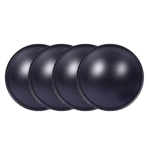 Tong Gu 4Pcs Speaker Dust Cap Subwoofer Plastic Dome Coil Cover Repair (1.8 in/45 mm,Black)
