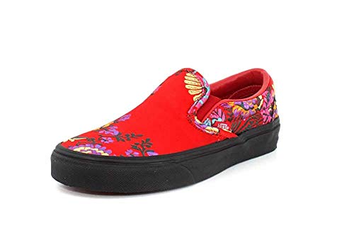 Vans Mens U Clasic Slip ON (3.5 M US, Festival Satin Red Black)