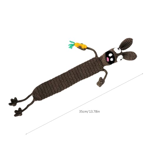 Meiliyizu Crochet Animal Bookmarks - Handmade Knitted Bookmarks for Christmas Stocking Stuffers Reading Gift for Kids & Book Lovers - Image 4