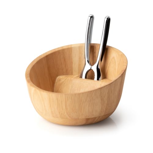 Continenta Ciotola per noci con schiaccianoci, albero in gomma