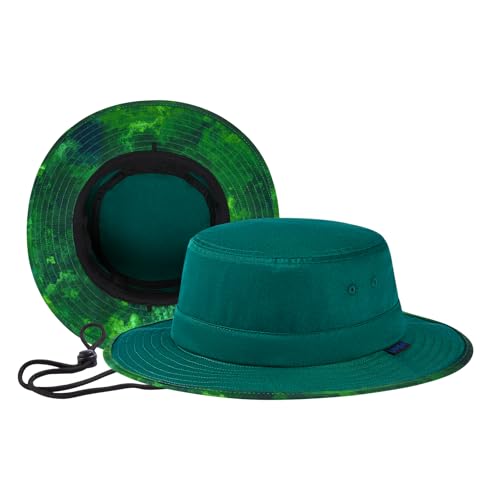 Image of UPF 50+ Foldable Sun Hat Patterned Under Brim Bucket Hats for Summer Hiking Fishing Beach Safari Men Women