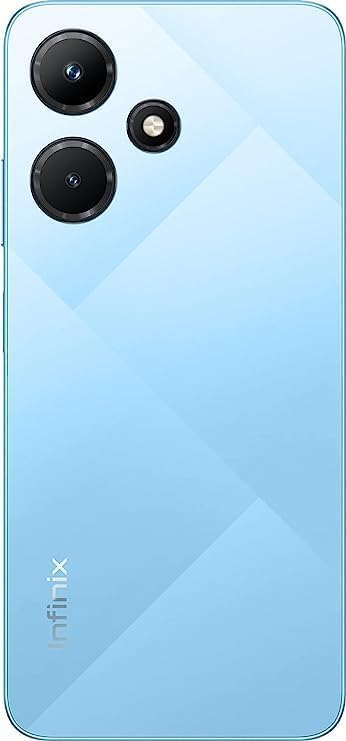 กลับ view of Infinix Hot 30i X669C showing camera module and SIM tray location.