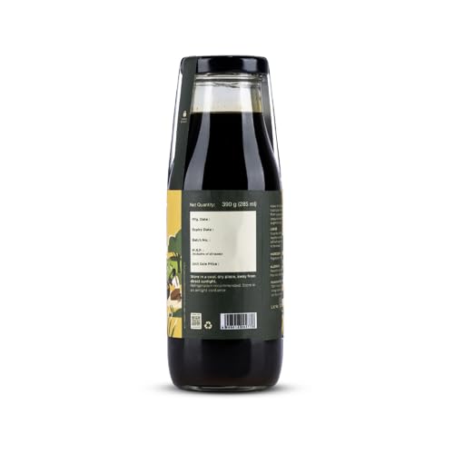 Image of Two Brothers Organic Farms Natural Liquid Jaggery (Kaakvi) (390ml) | Full of Minerals and Antioxidants | Plant-Based Natural Sweetener for Desserts, Drinks & Gut Health