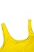 Pink Queen Women's Push up Padded High Waist Thong 2PC Bathing Suit S Yellow