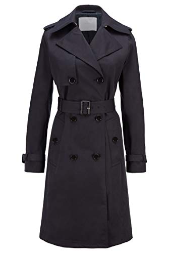 Preisvergleich Produktbild BOSS Damen Conry Trenchcoat aus wasserabweisendem Twill mit Gürtel
