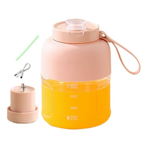 Batidora portátil recargable | Taza batidora multifunción inalámbrica | Para frutas y verduras Viaje Playa Mesa Casa Deportes Zumos