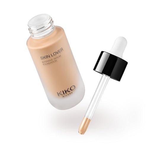 KIKO Milano Skin Lover Intensive Serum Foundation 3.5WO, Feuchtigkeitsspendende Serum-Foundation Mit Langem Halt