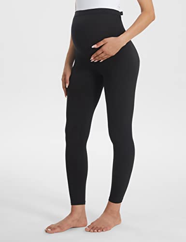 Buttergene Women'S Maternity Leggings Over The Belly Pregnancy Active Wear Workout Yoga Tights Pants thumb #1